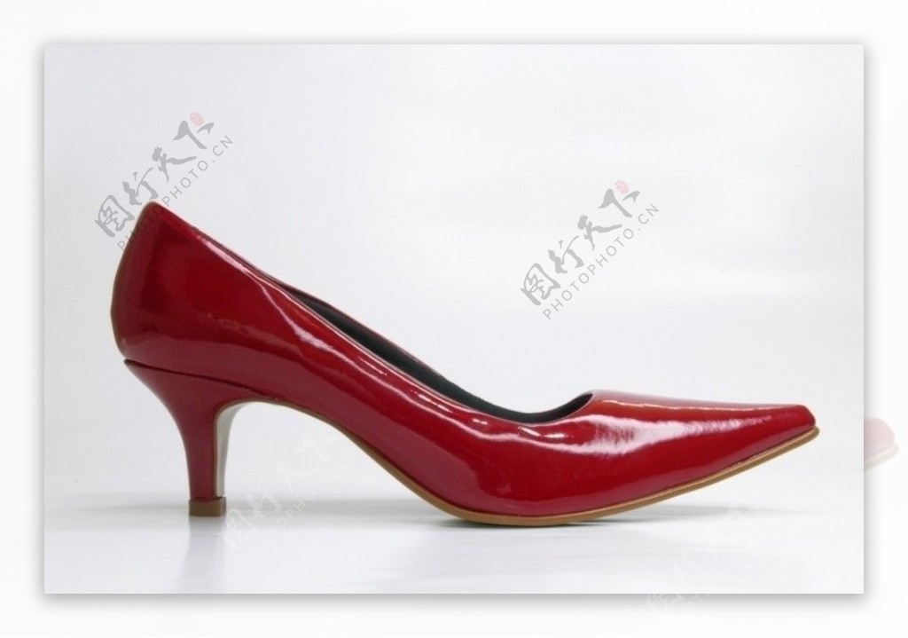 鞋子红色时尚服装图库图片