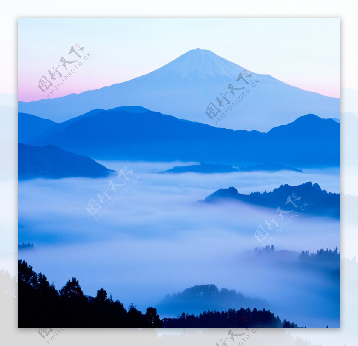 富士山峦图片