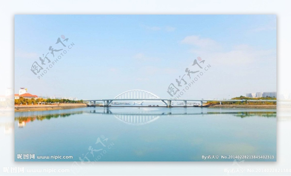 桥梁海景图片