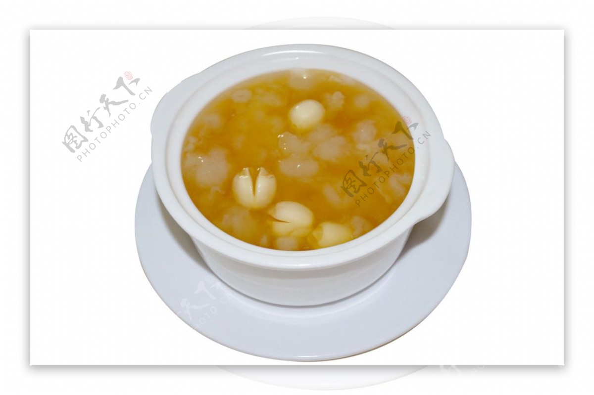 姜汁莲子炖雪蛤膏图片