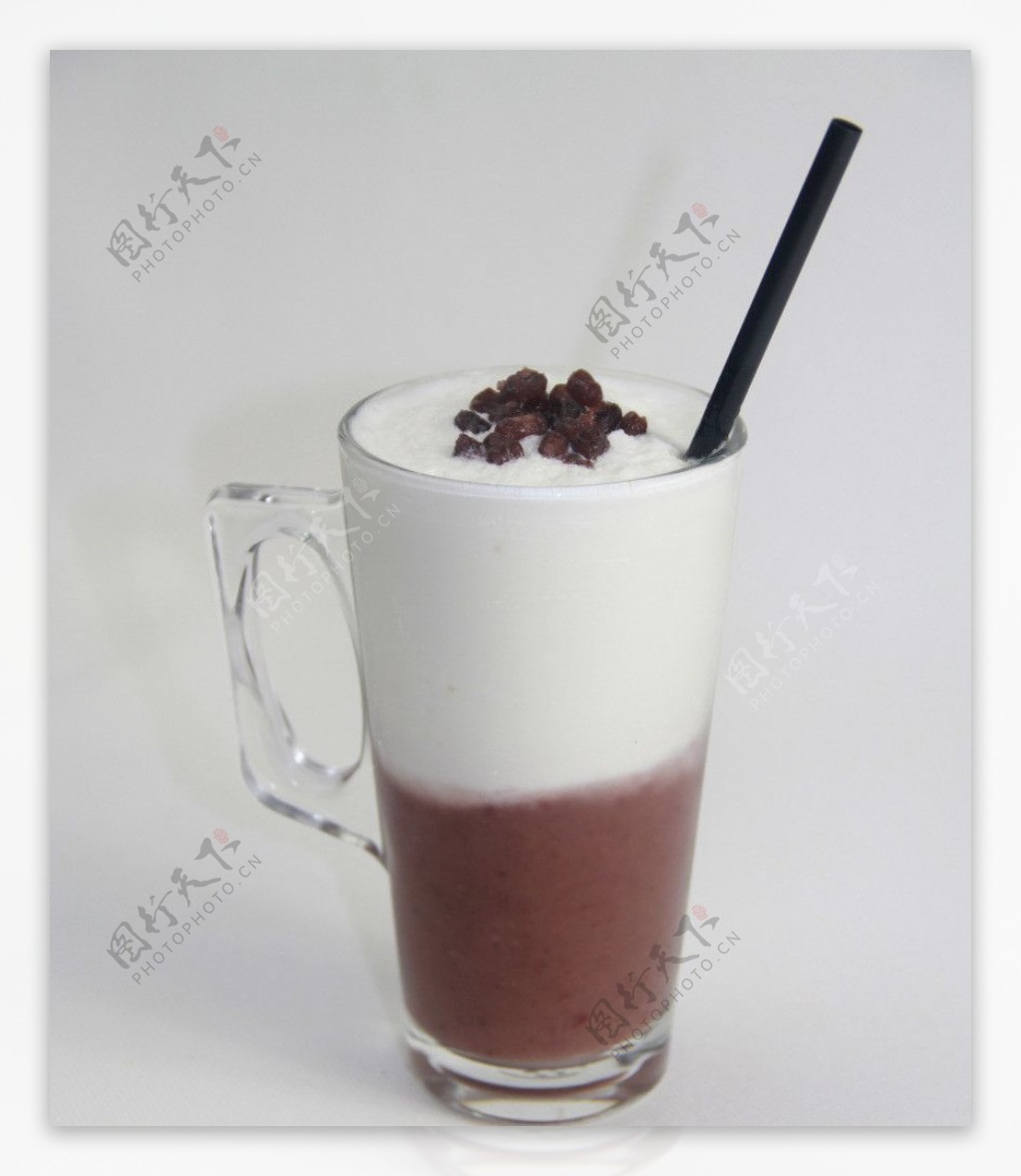 洛神椰汁红豆冰图片