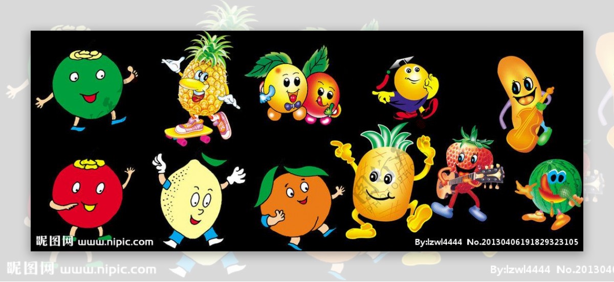 卡通水果11款式图片