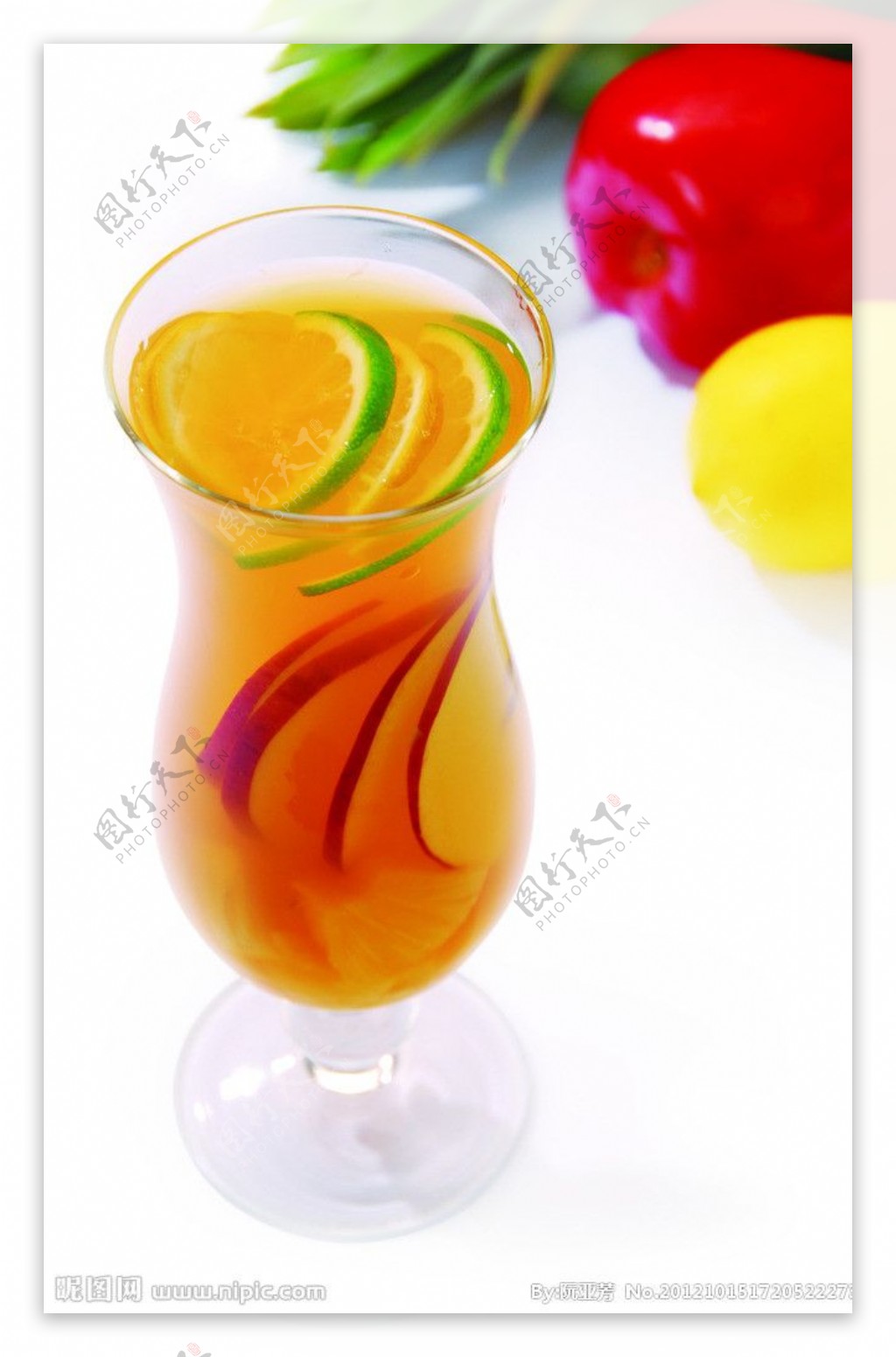 香橙水果茶图片