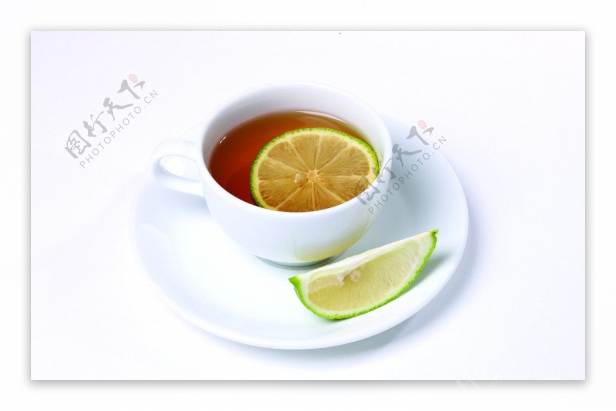 茶柠檬茶图片
