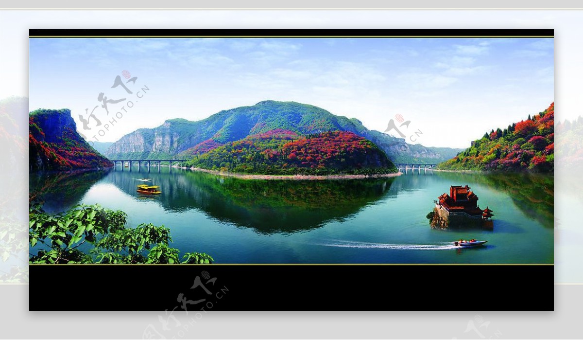 九仙女湖图片