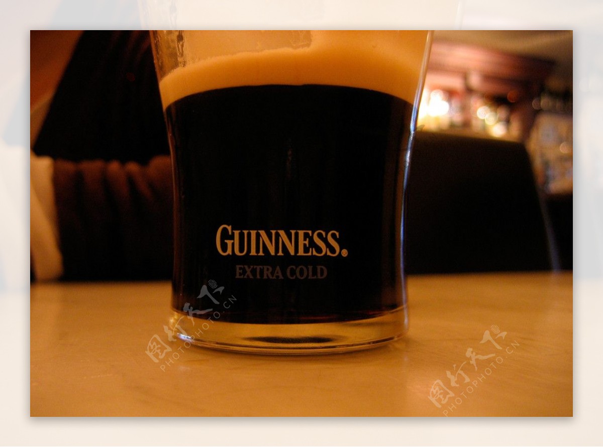 英国产吉尼斯黑啤酒图片