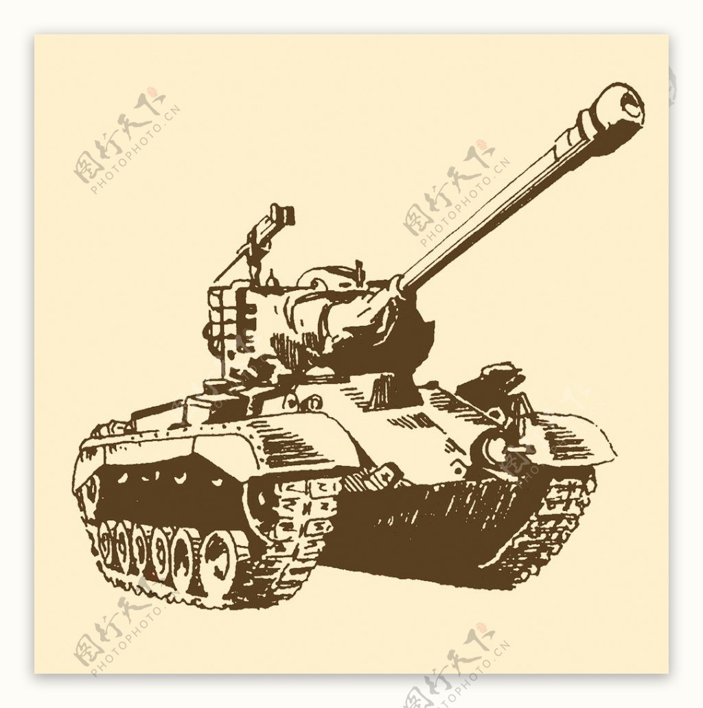 美国m36式中型坦克图片