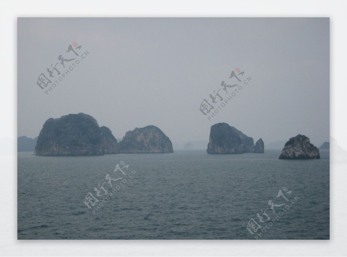 海上桂林图图片