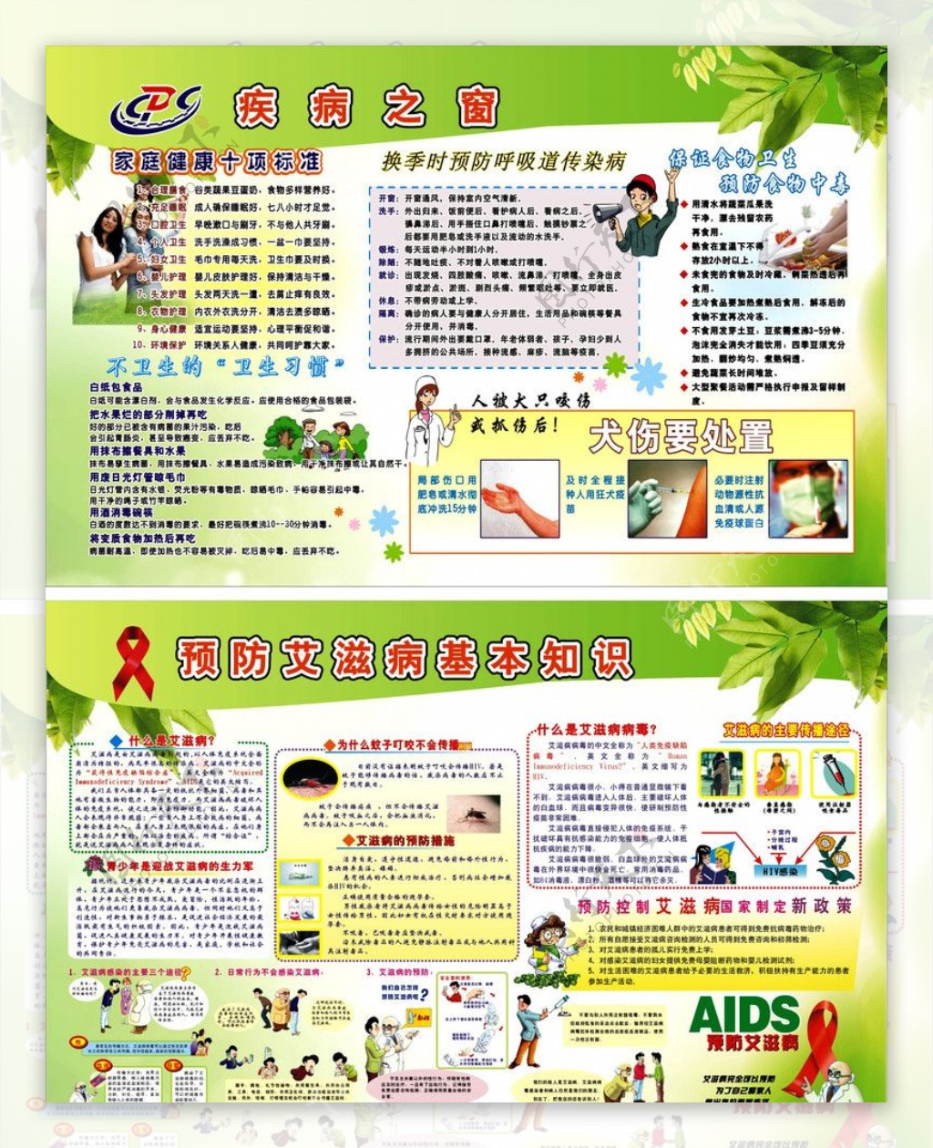 卫生局宣传预防艾滋病的单页 16开|平面|宣传物料|安娜儿 - 原创作品 - 站酷 (ZCOOL)