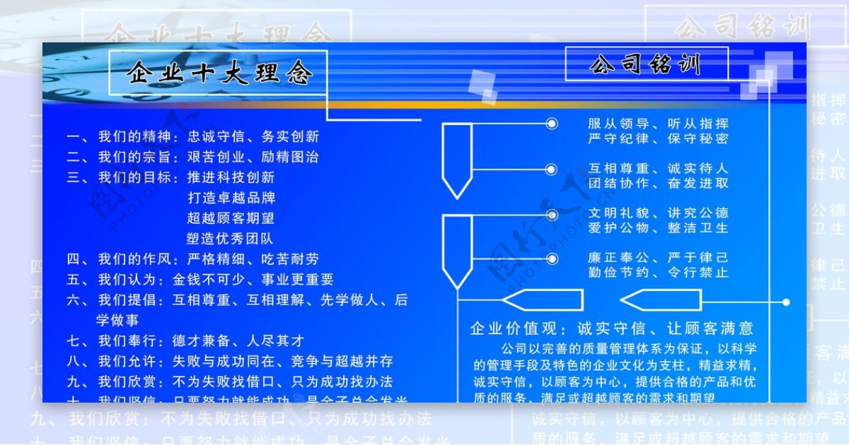 企业理念图片