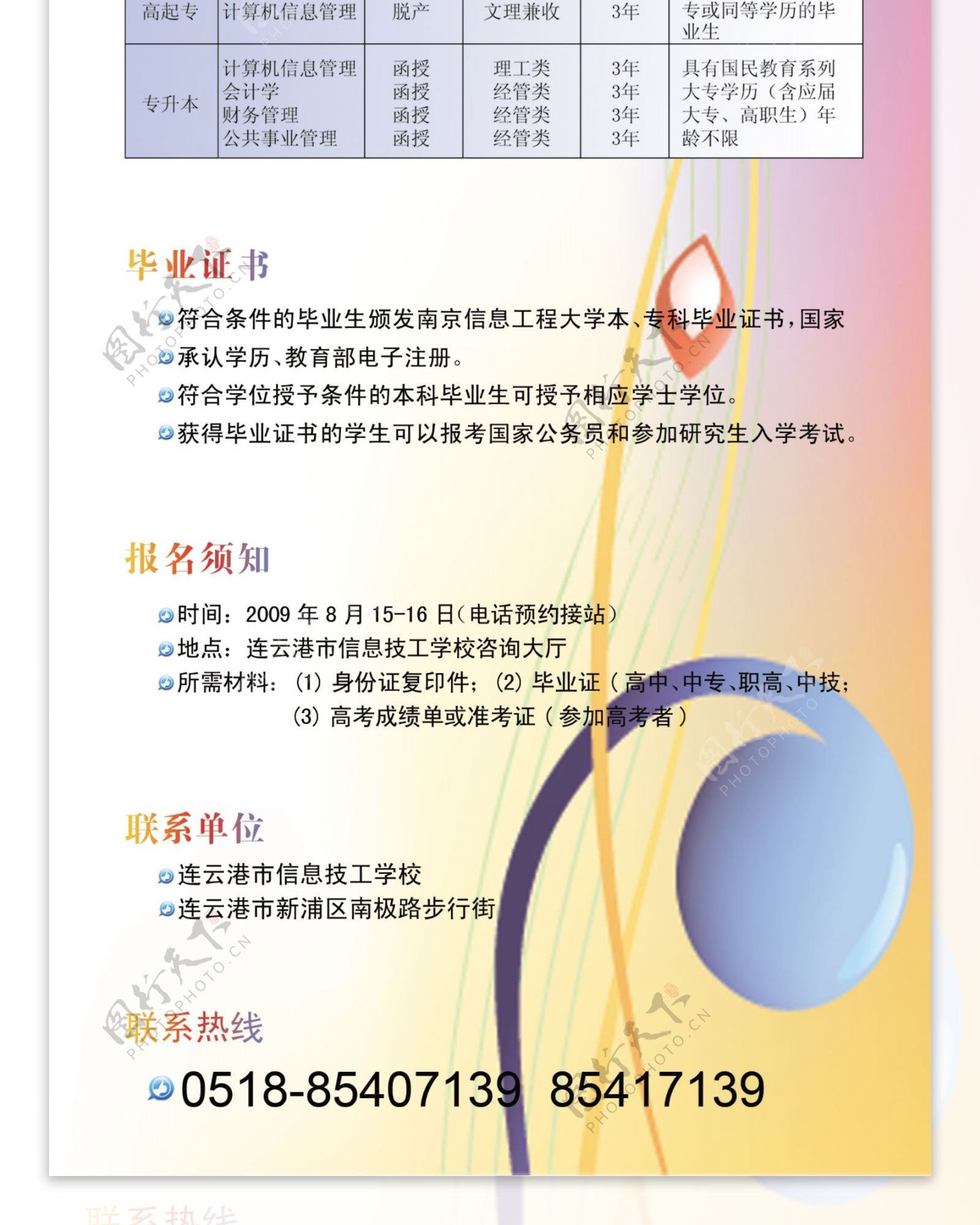 南京信息工程大学展架图片