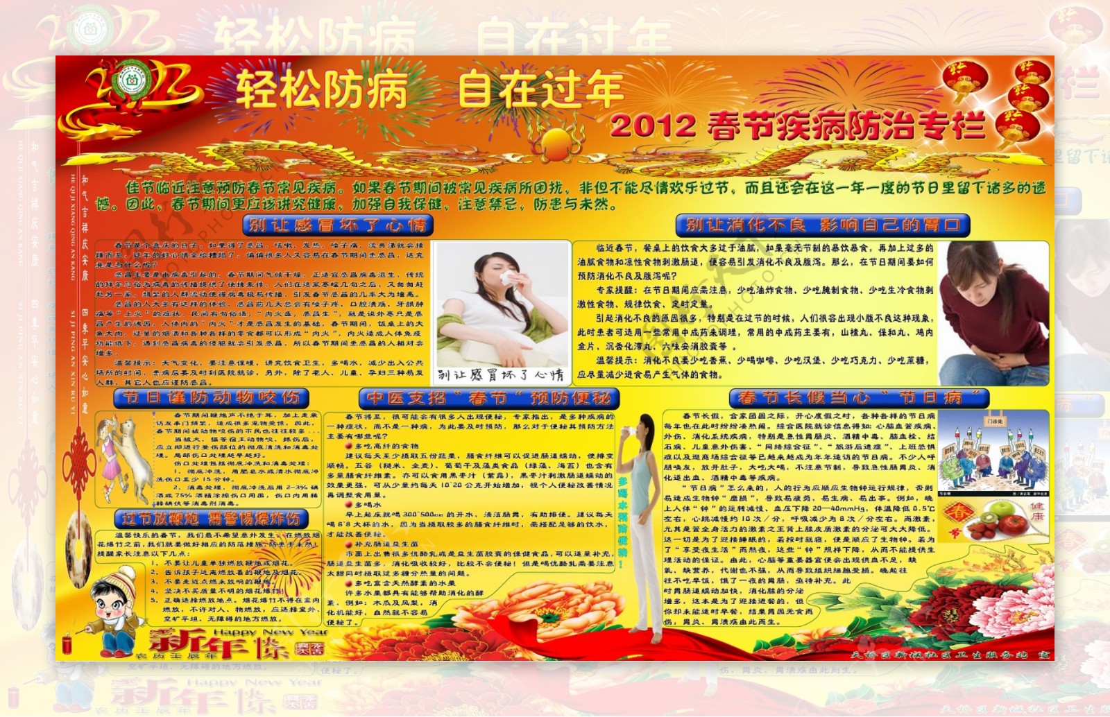 2012春节疾病预防专栏图片