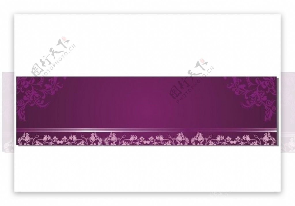 紫色花纹模板图片