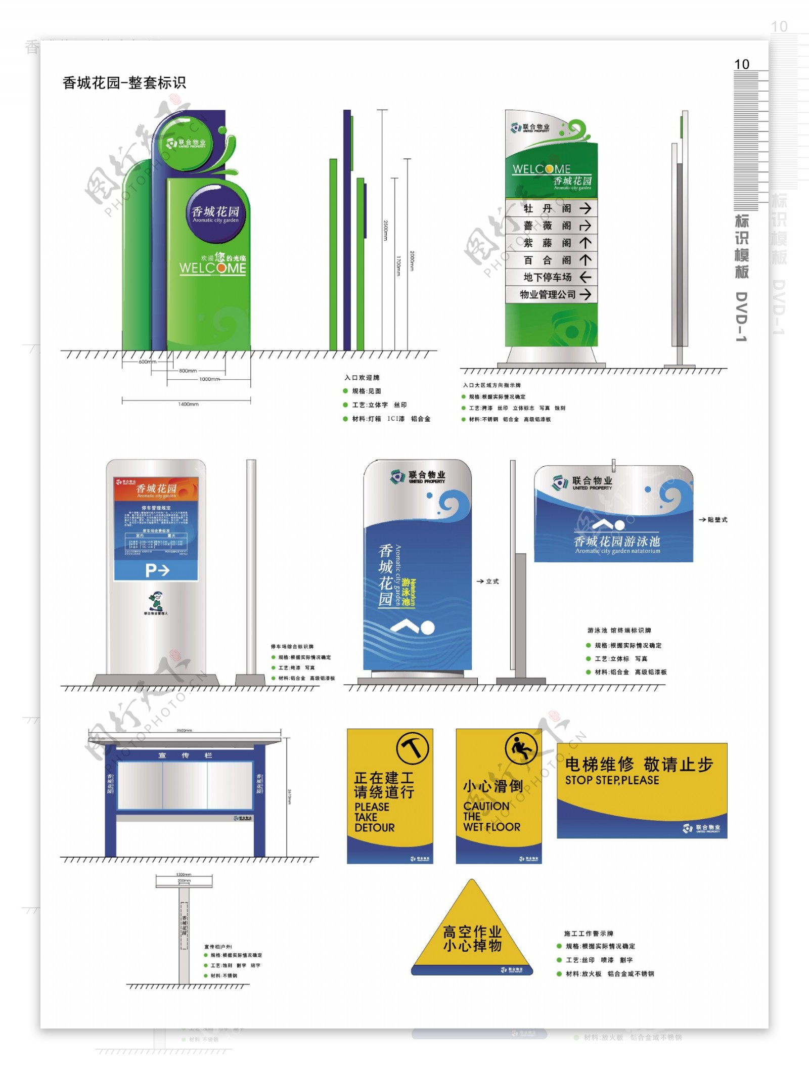 标识导示牌图片