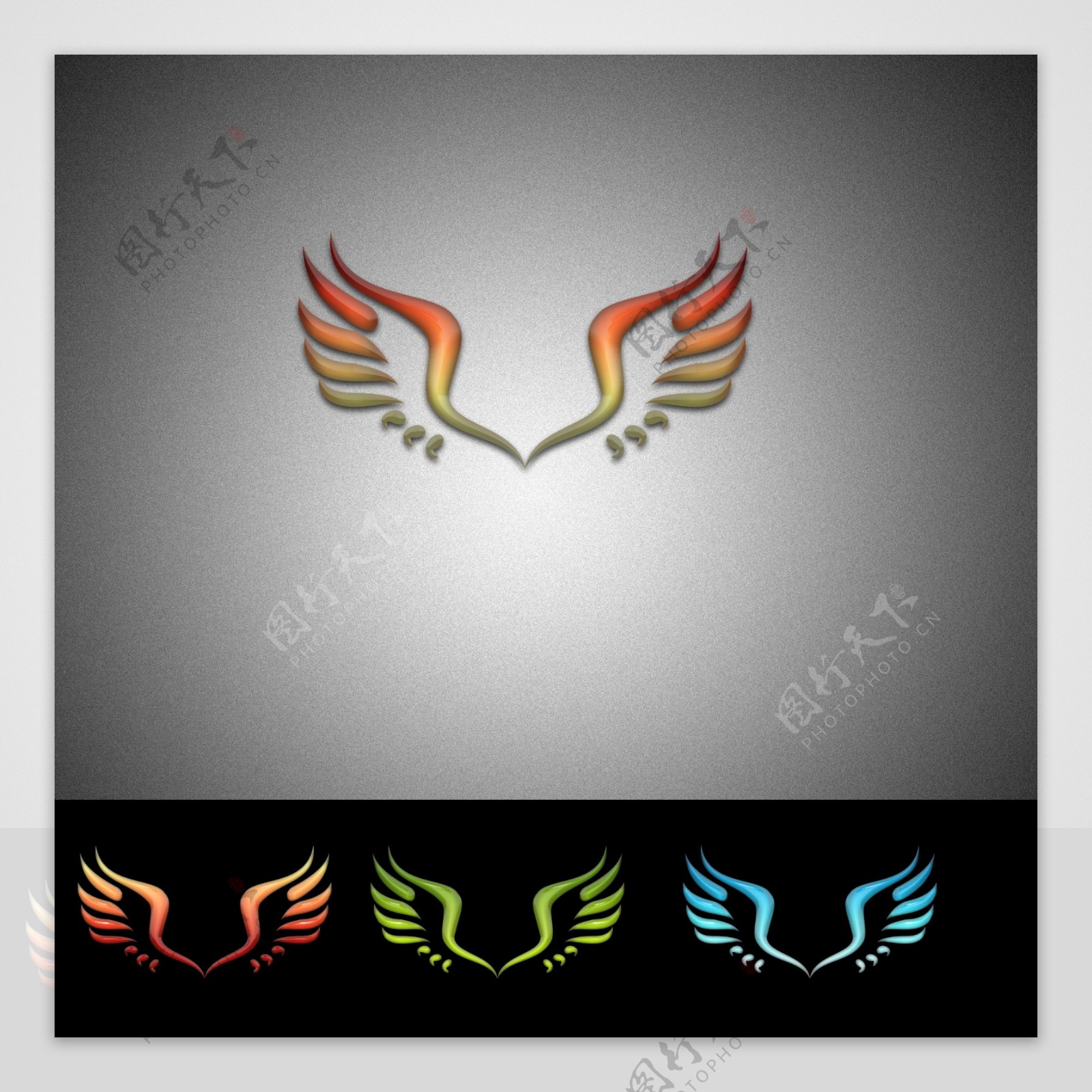 天使logo翅膀logo图片