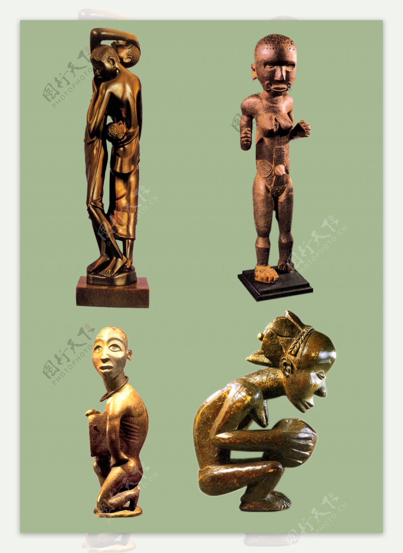 非洲木雕艺术：透过独特的形式美，感知生命存在的方式-搜狐大视野-搜狐新闻