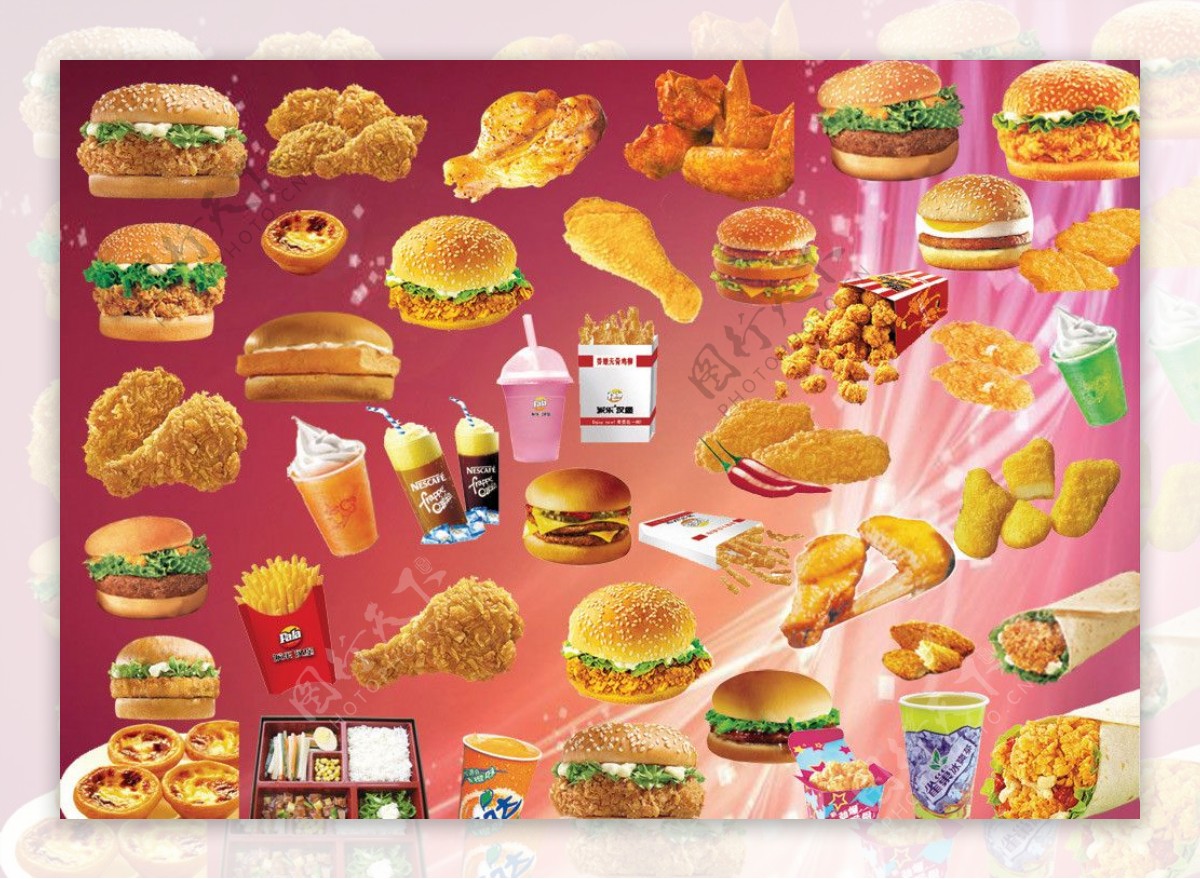 KFC素材图层被隐藏图片