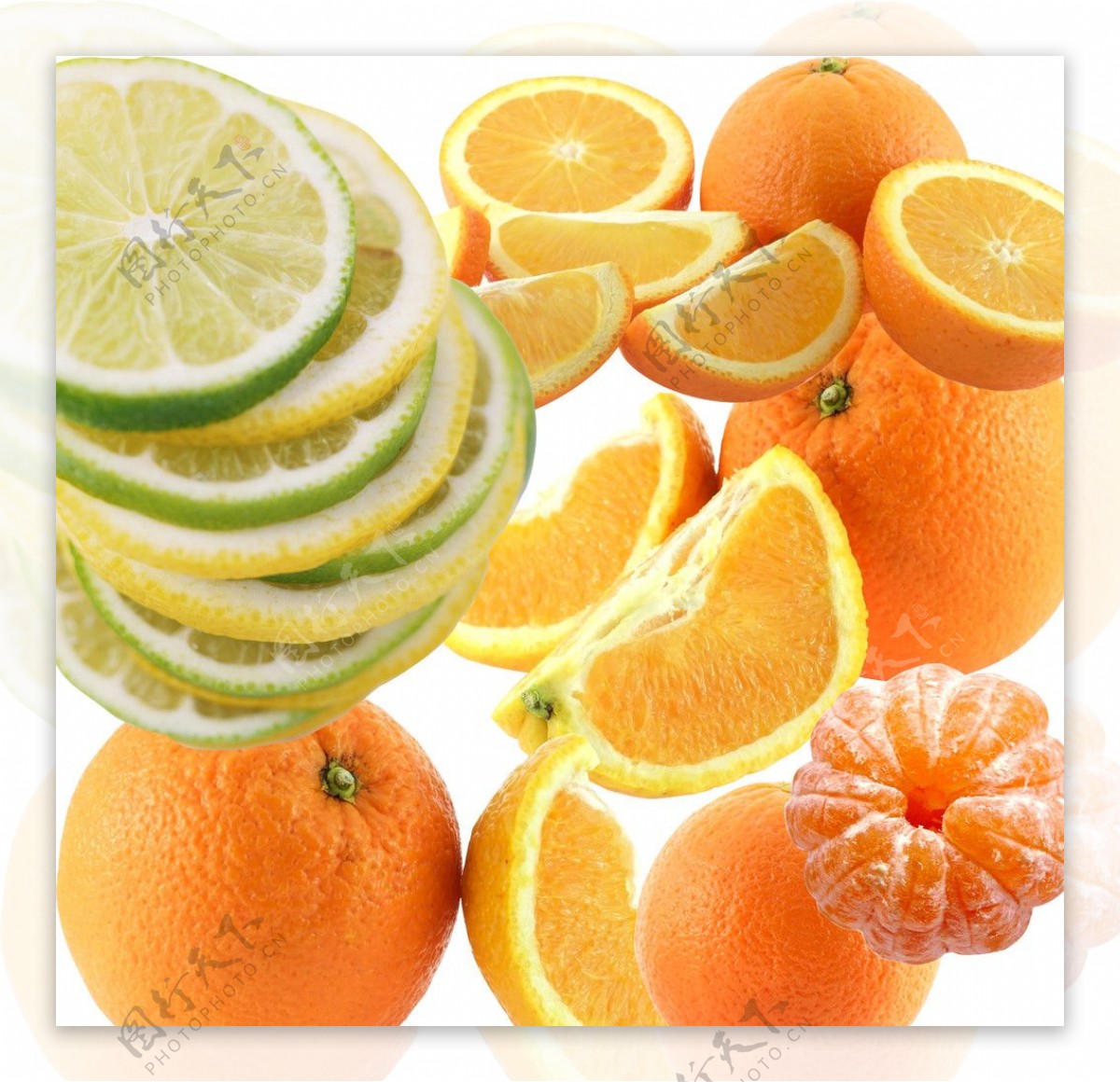 水果柠檬橙子桔子图片