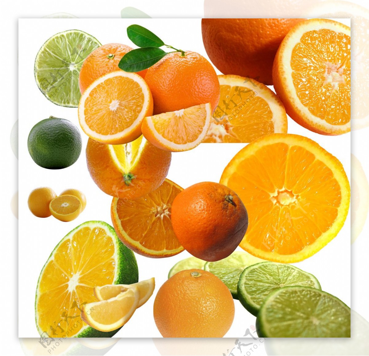 水果柠檬橙子图片