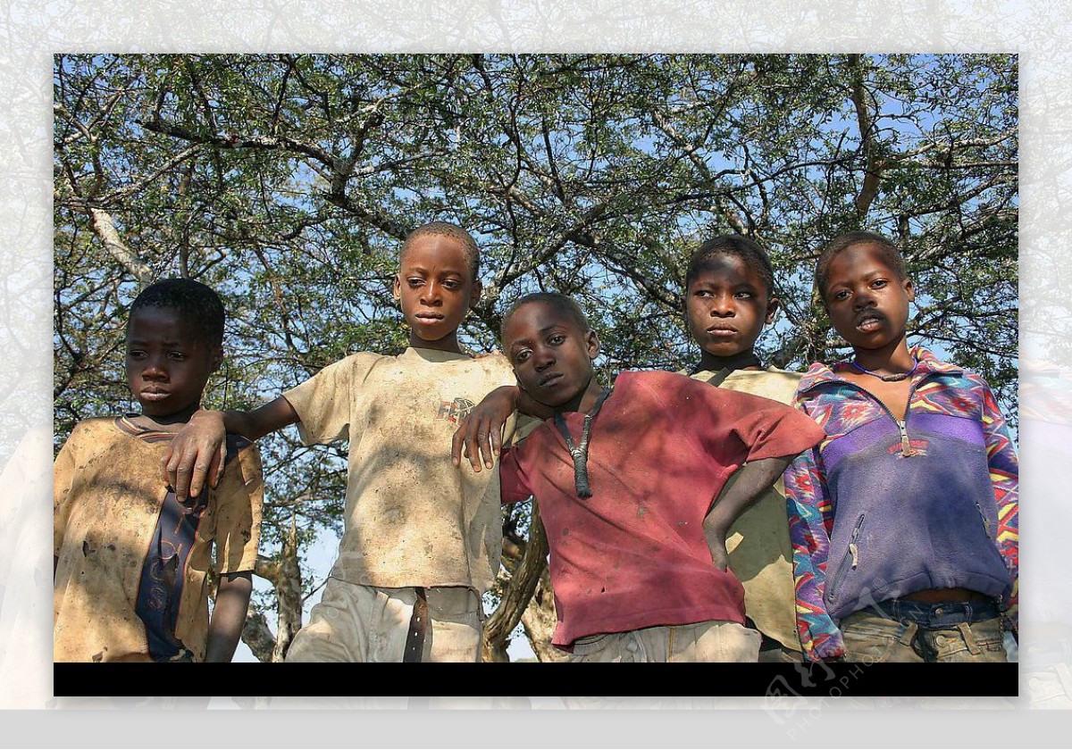 非洲儿童高清图片-千叶网