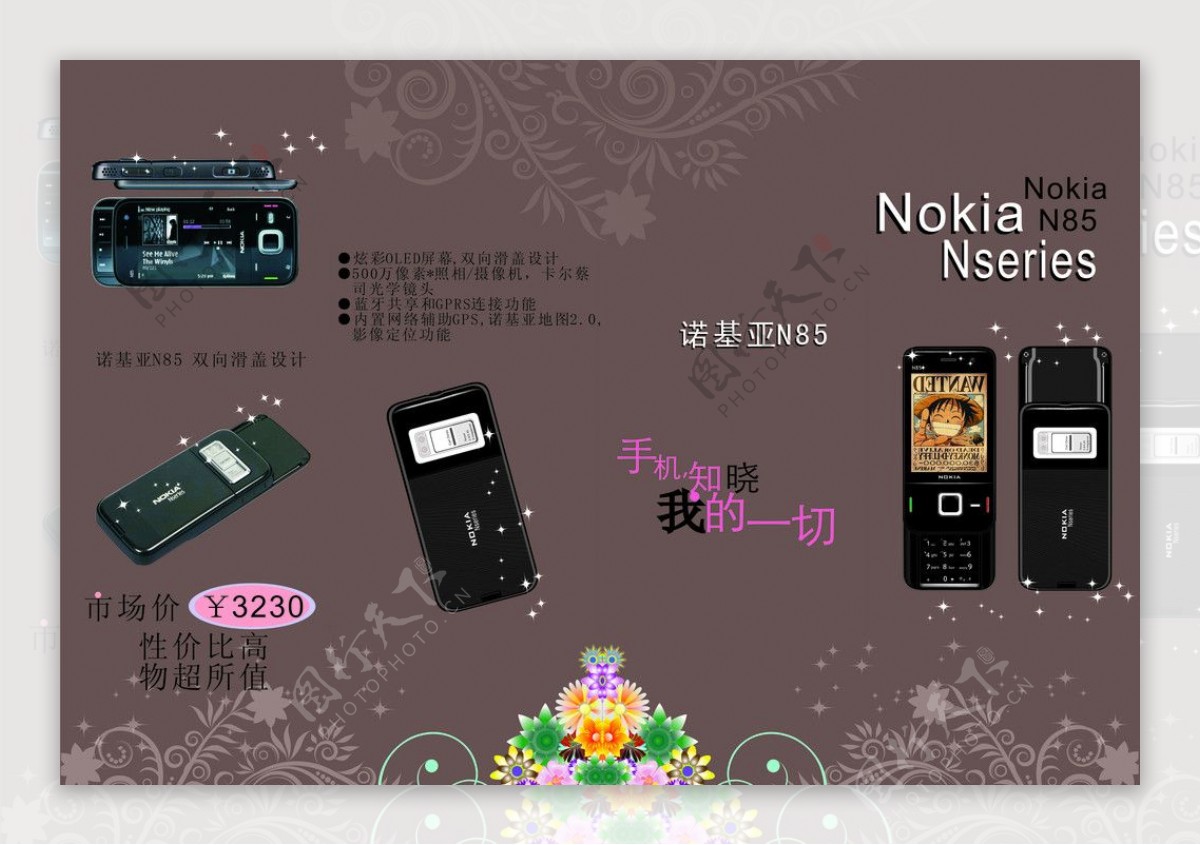 诺基亚N85宣传手册图片