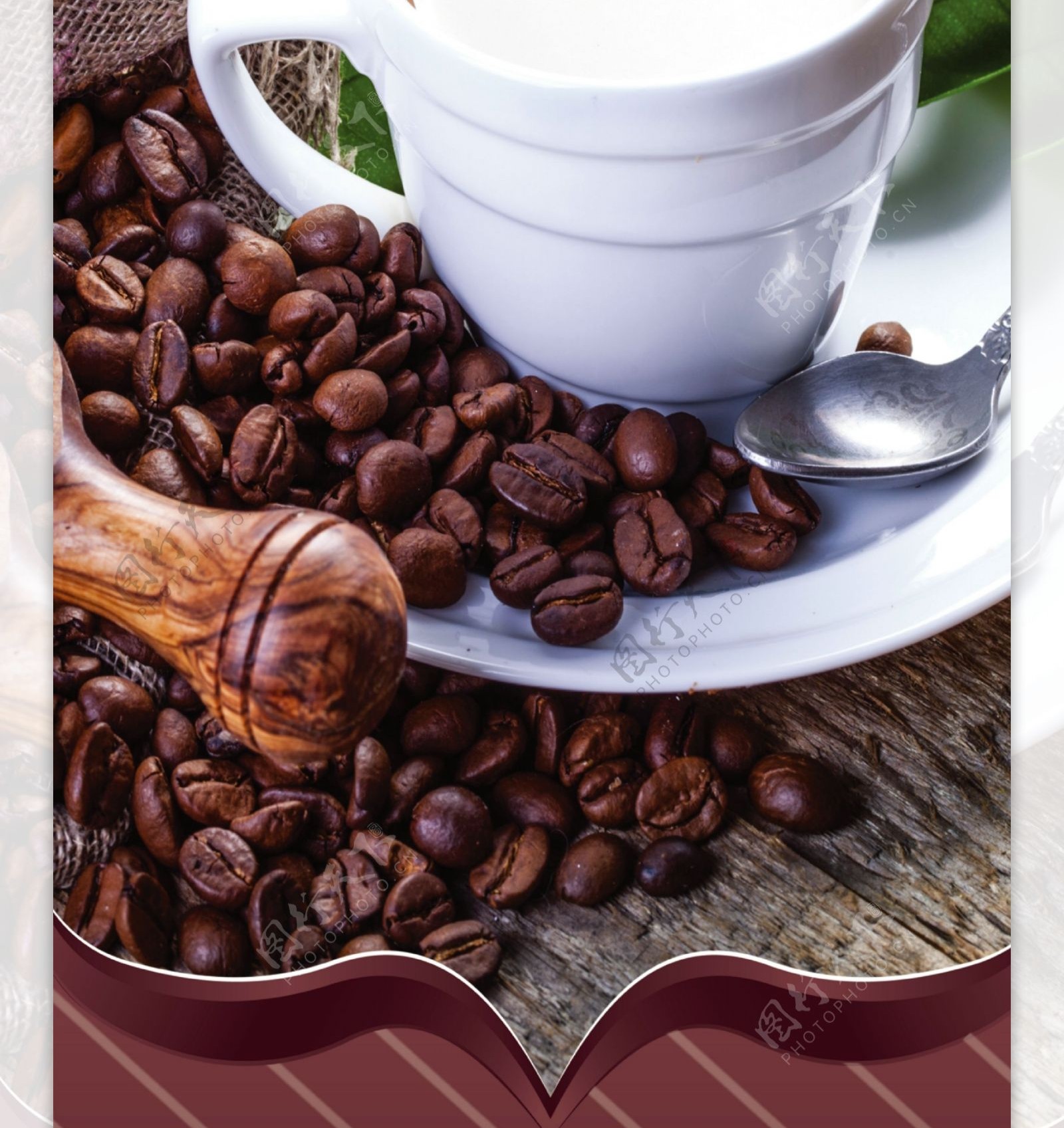 巴厘岛咖啡海报图片