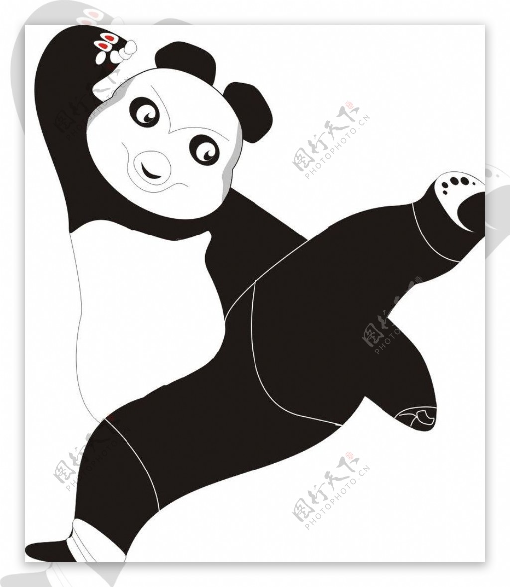 卡通大熊猫图片