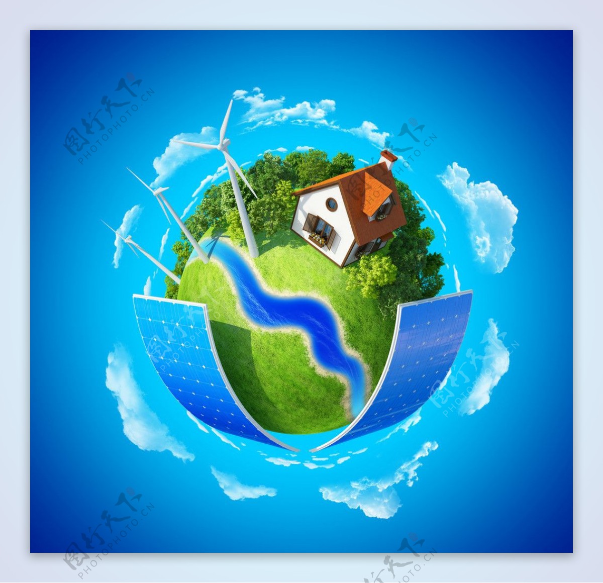 绿色地球环保素材免费下载 - 觅知网