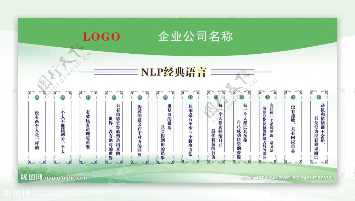 NLP经典语言标语图片