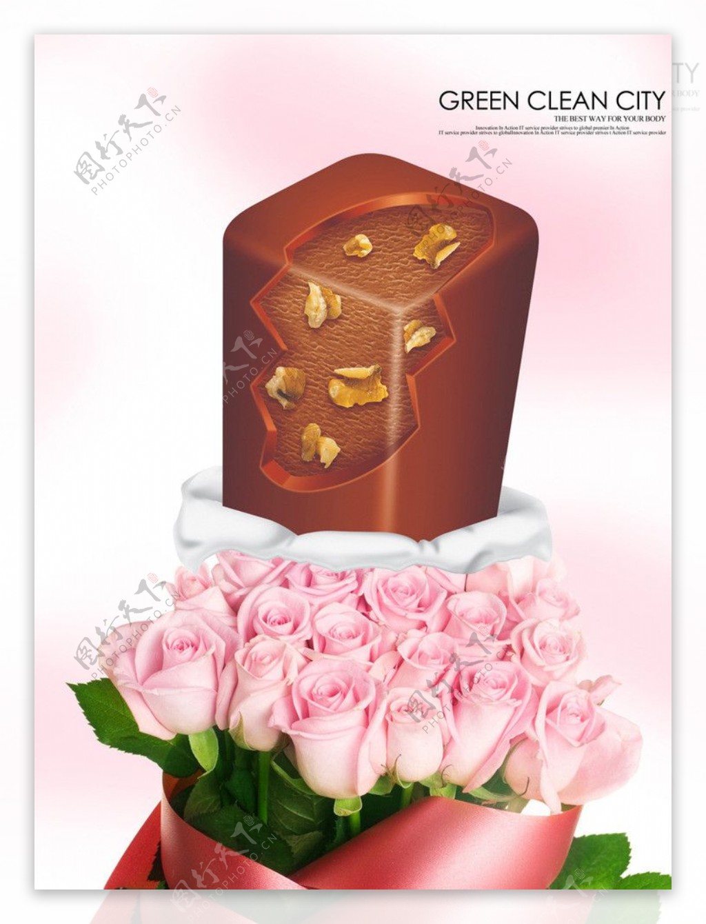 巧克力广告图片