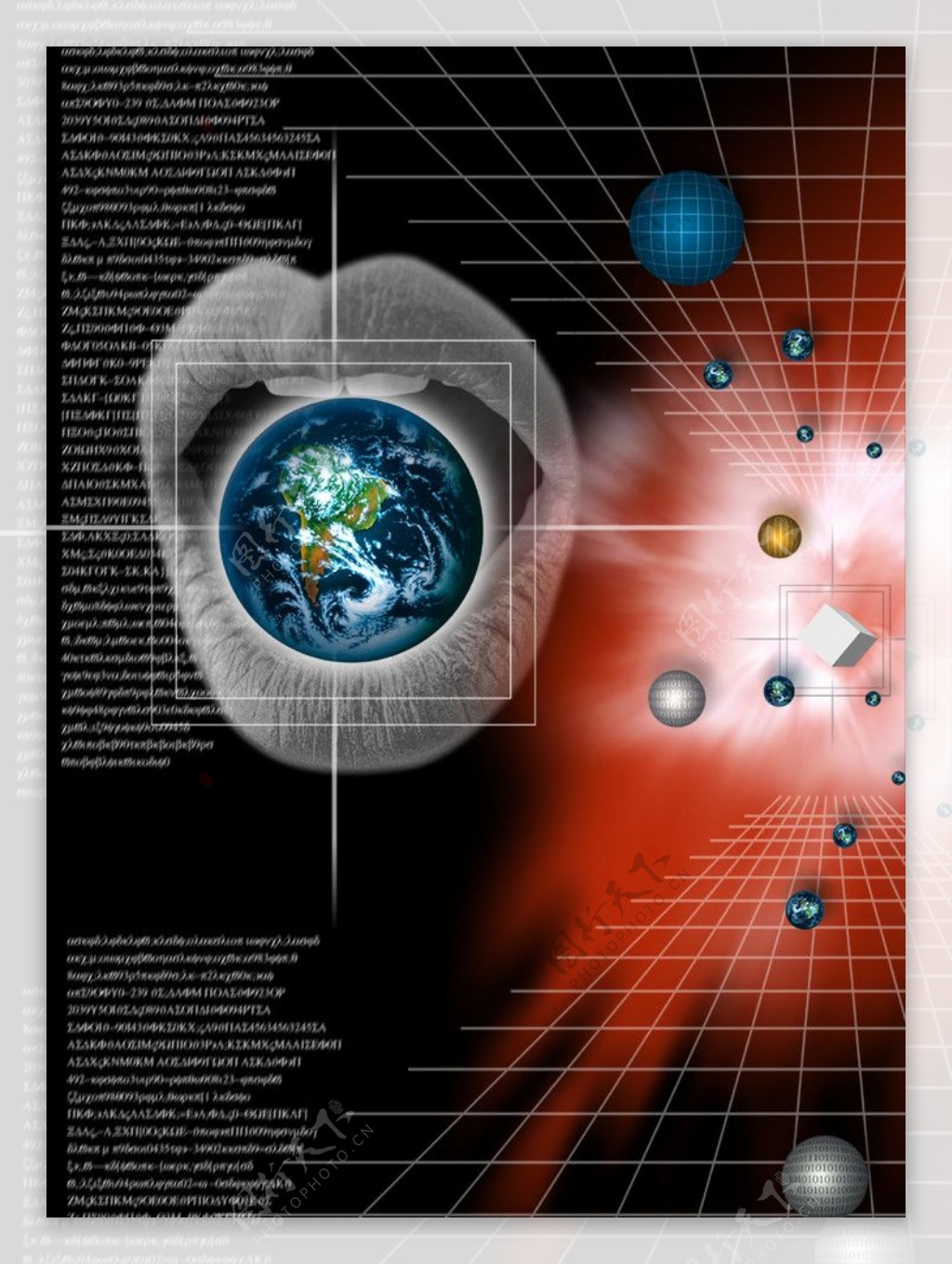 地球星体海报图片