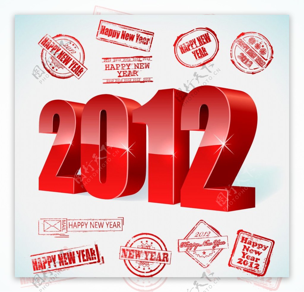 2012创意字体图片