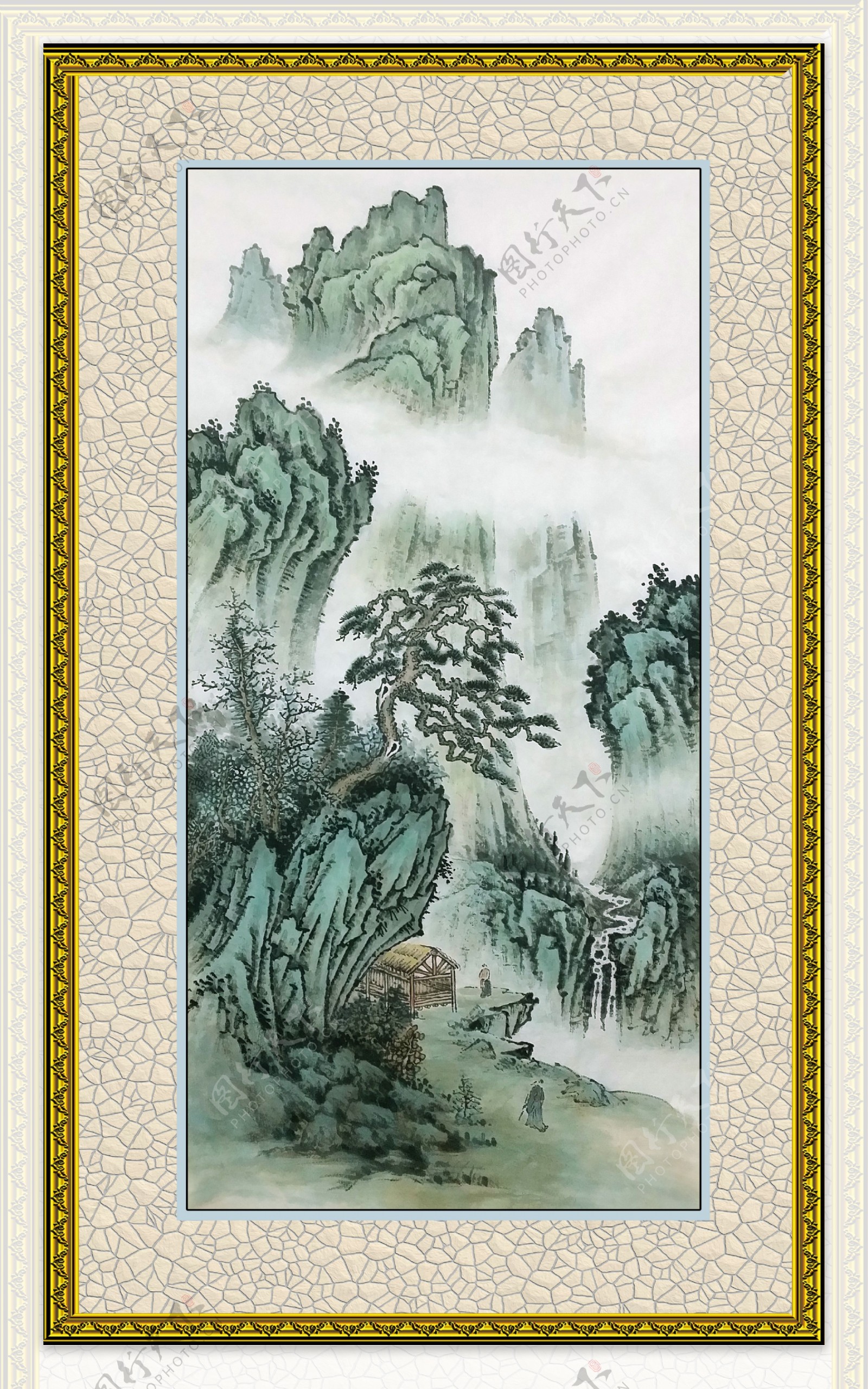 风景画中国山水画