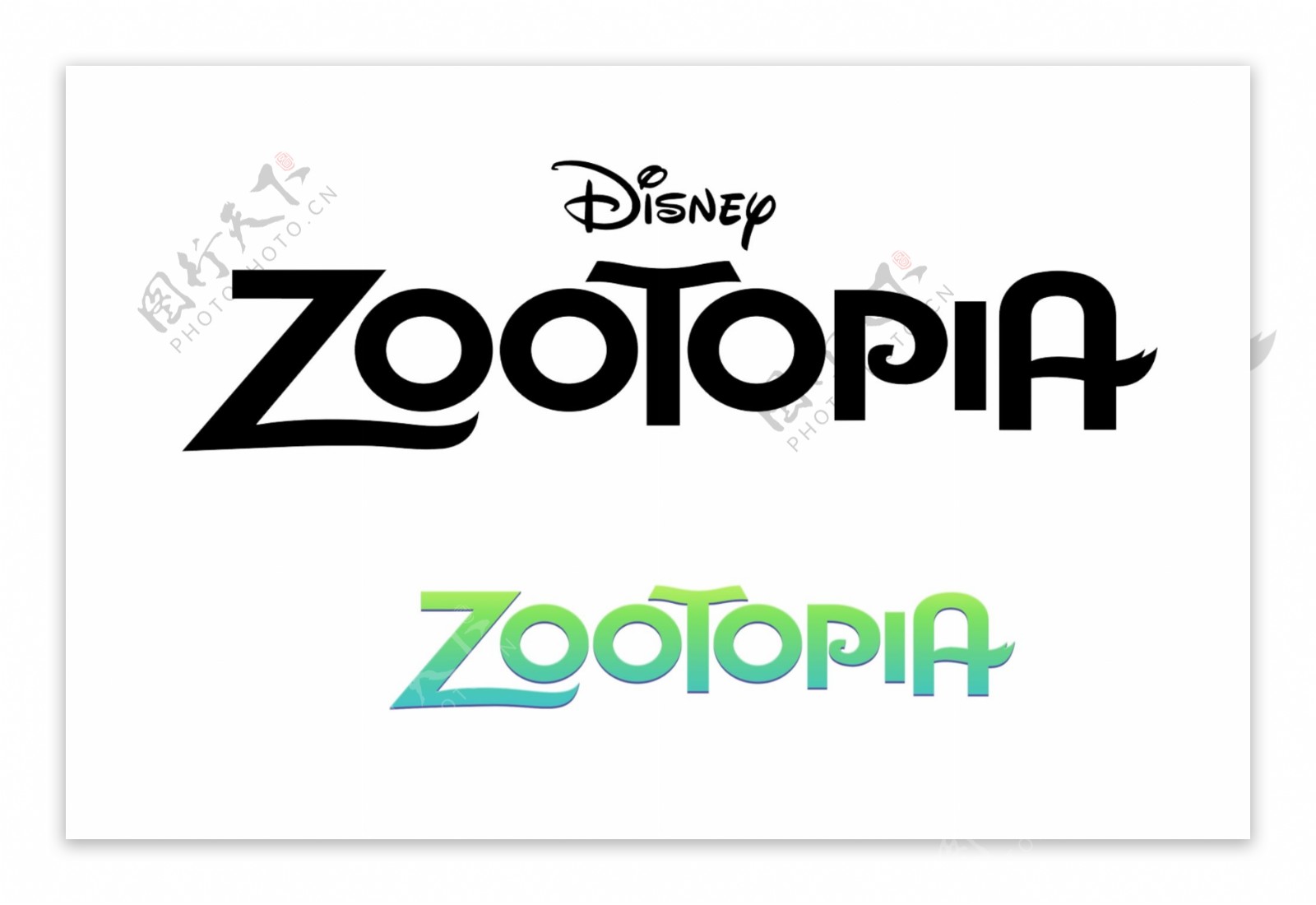 Zootopia疯狂动logo