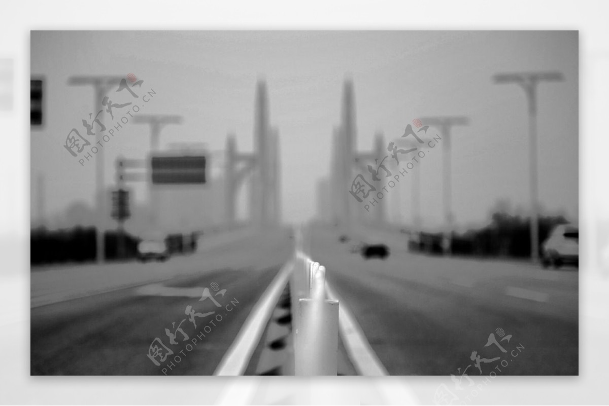 黑白大桥摄影