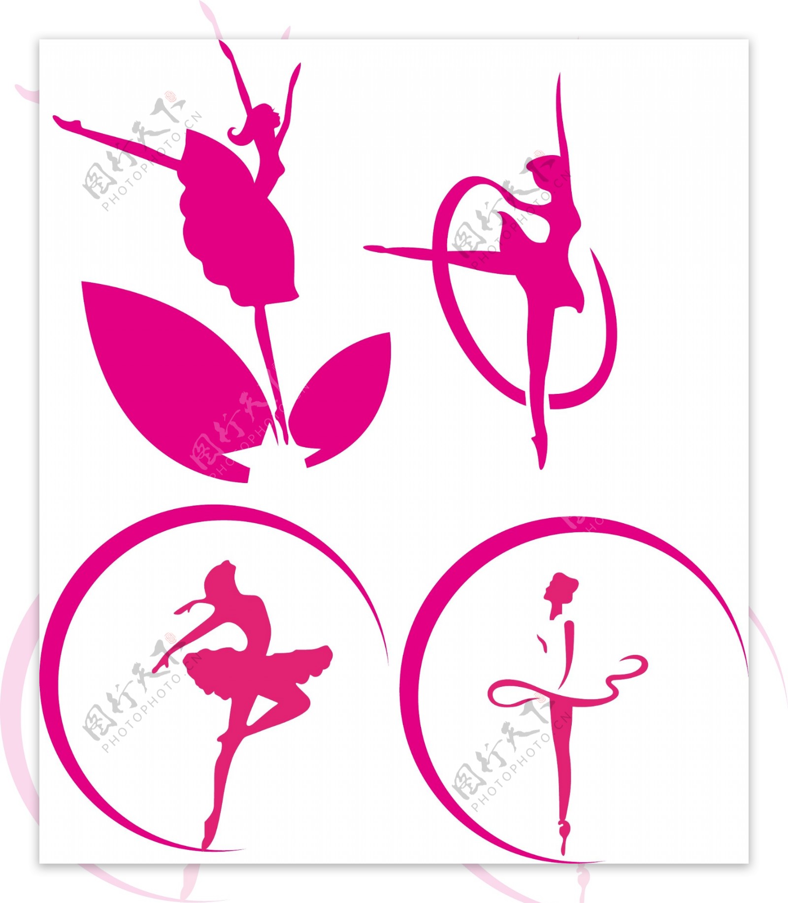舞蹈女孩logo