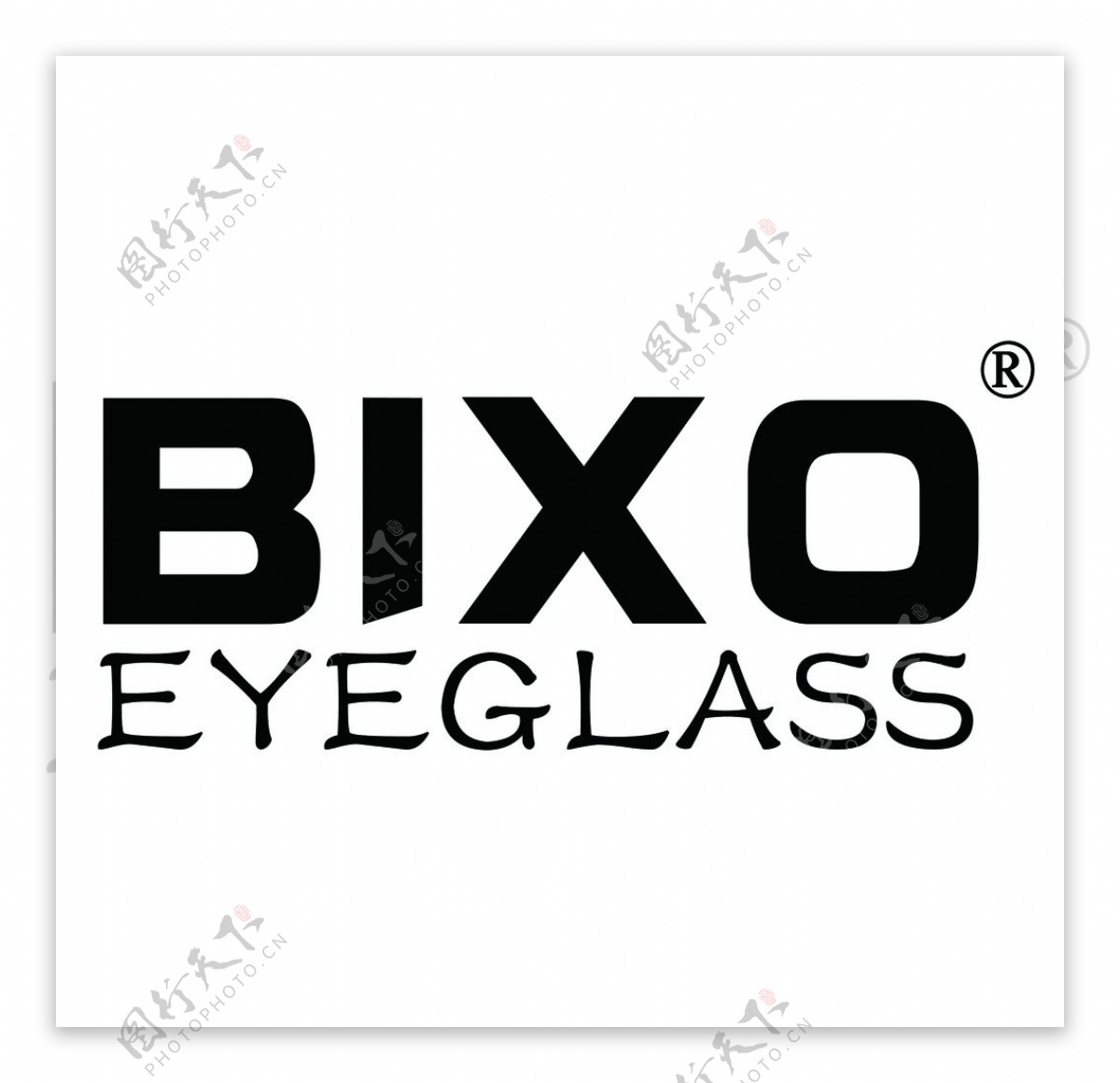 比克索BIXO眼镜标志矢量