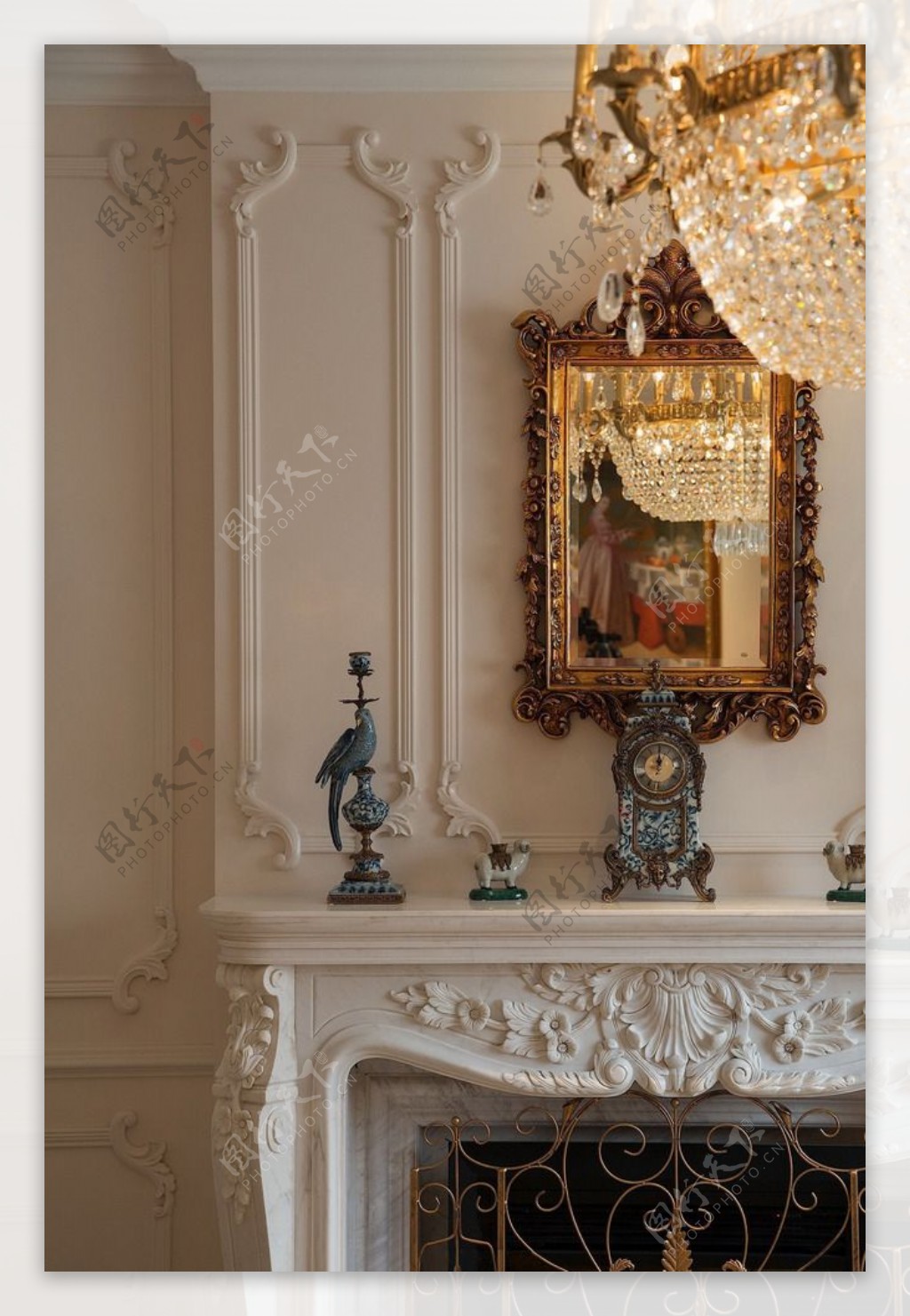 法式风格室内装饰实景图