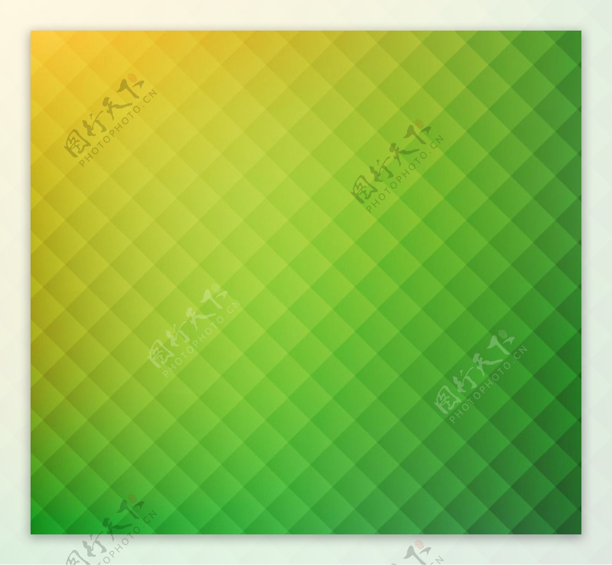 绿色系菱形格背景矢量素材