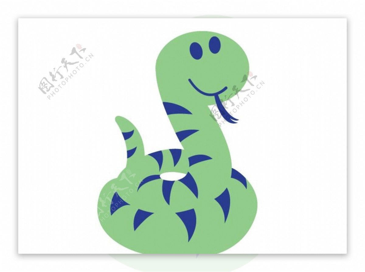 卡通蛇伸出了舌头插画图片素材_ID:397756540-Veer图库