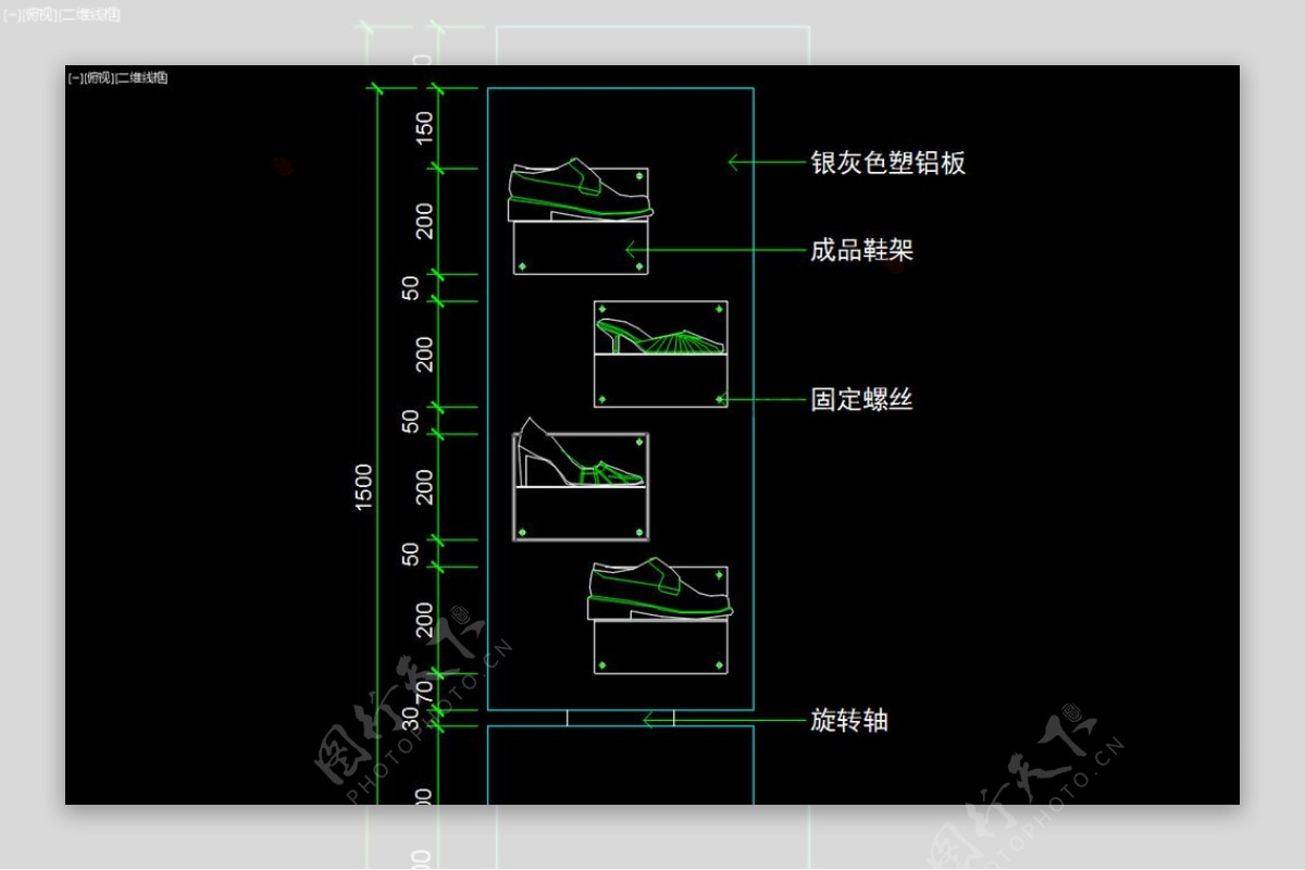 室内图块工装构件元素