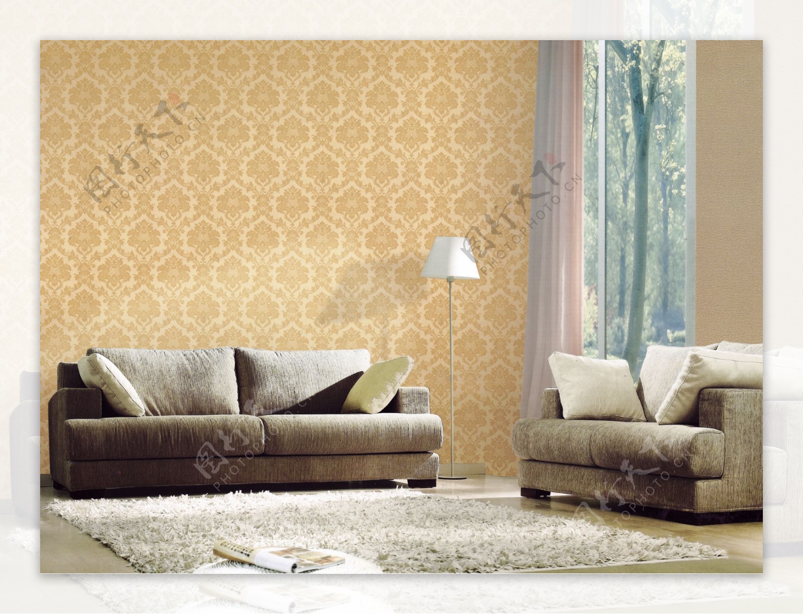 室内墙纸装修效果图|空间|家装设计|艺轩绘本 - 原创作品 - 站酷 (ZCOOL)