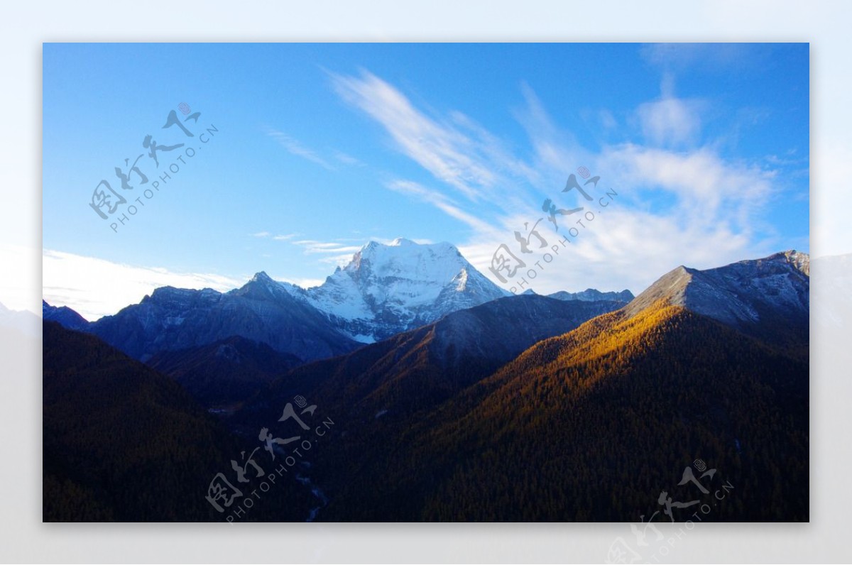 美丽的雪山