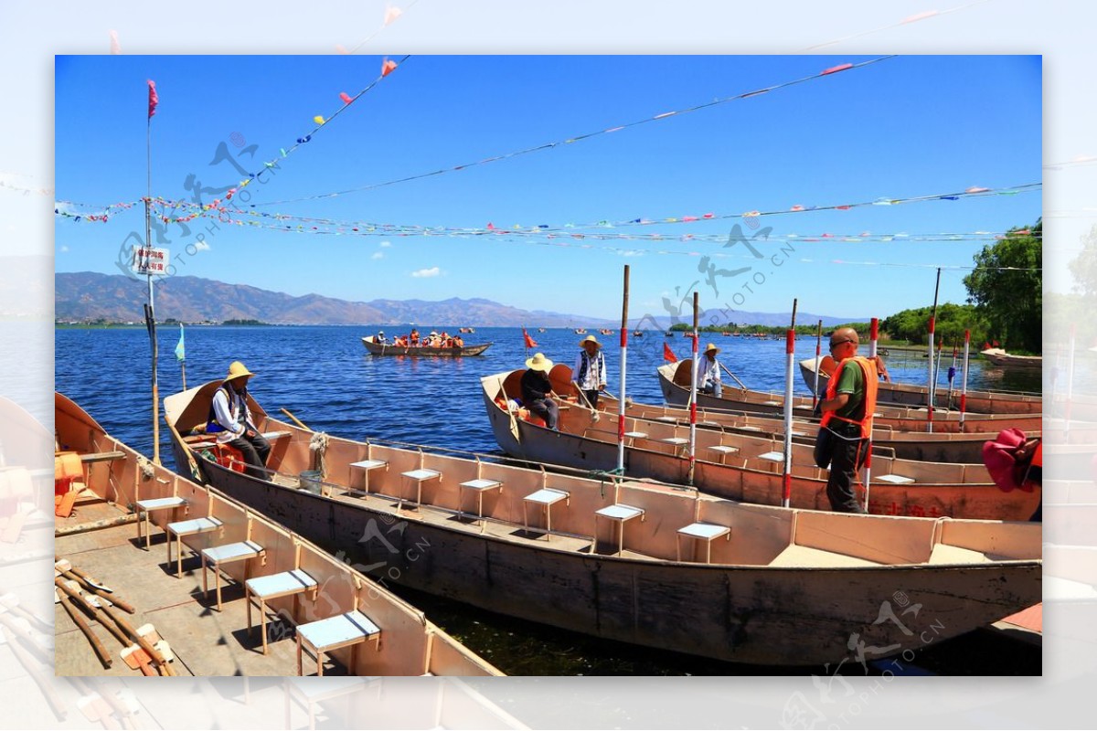 洱海渔船