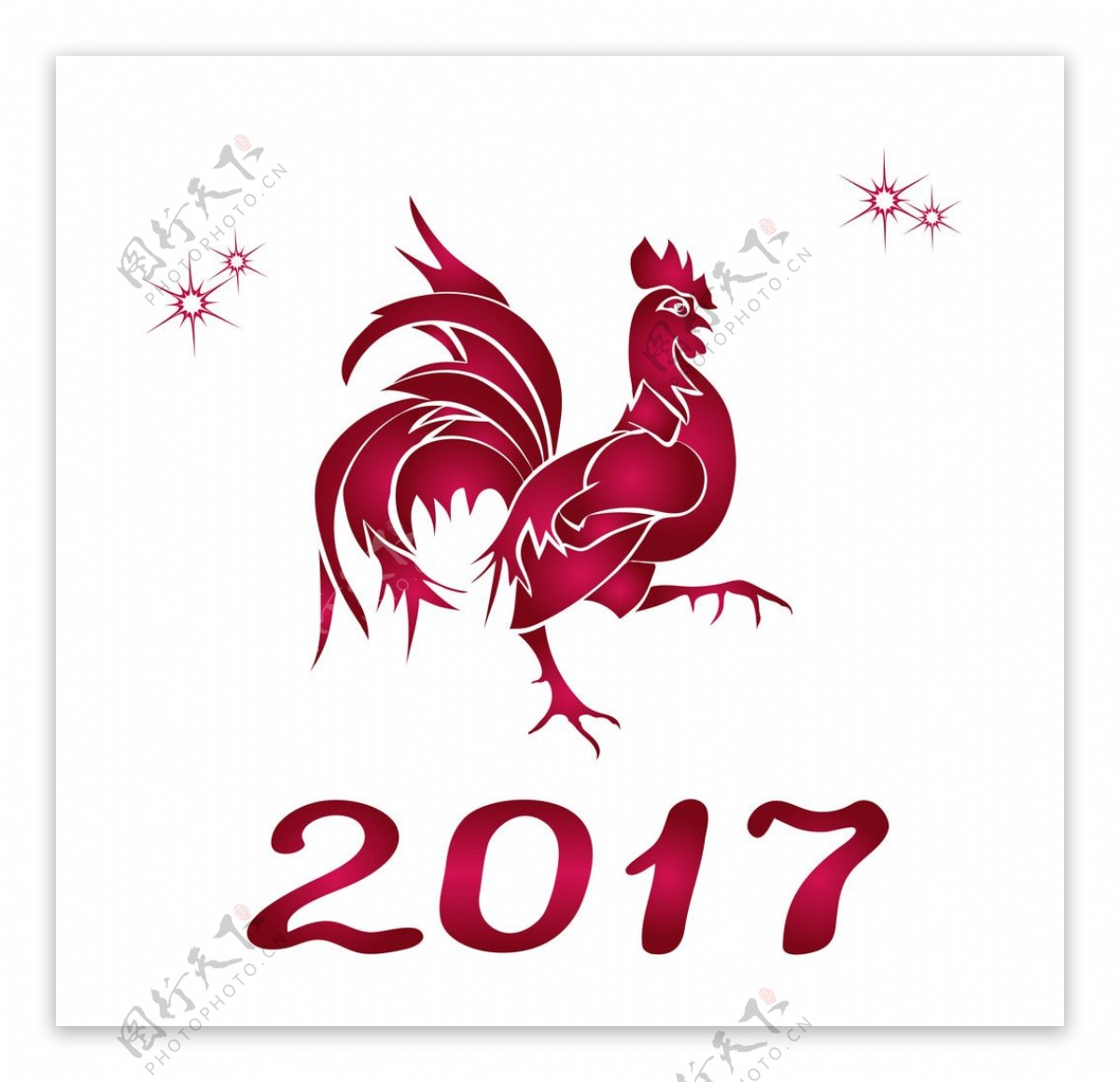 2017年鸡年恭贺新春福设计图__海报设计_广告设计_设计图库_昵图网nipic.com