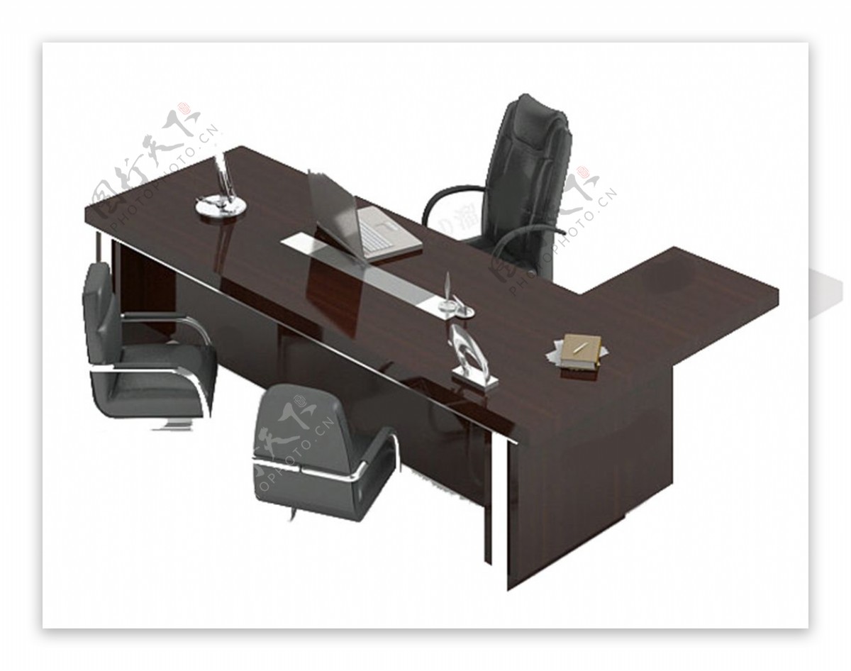 3d设计办公桌素材模板下载