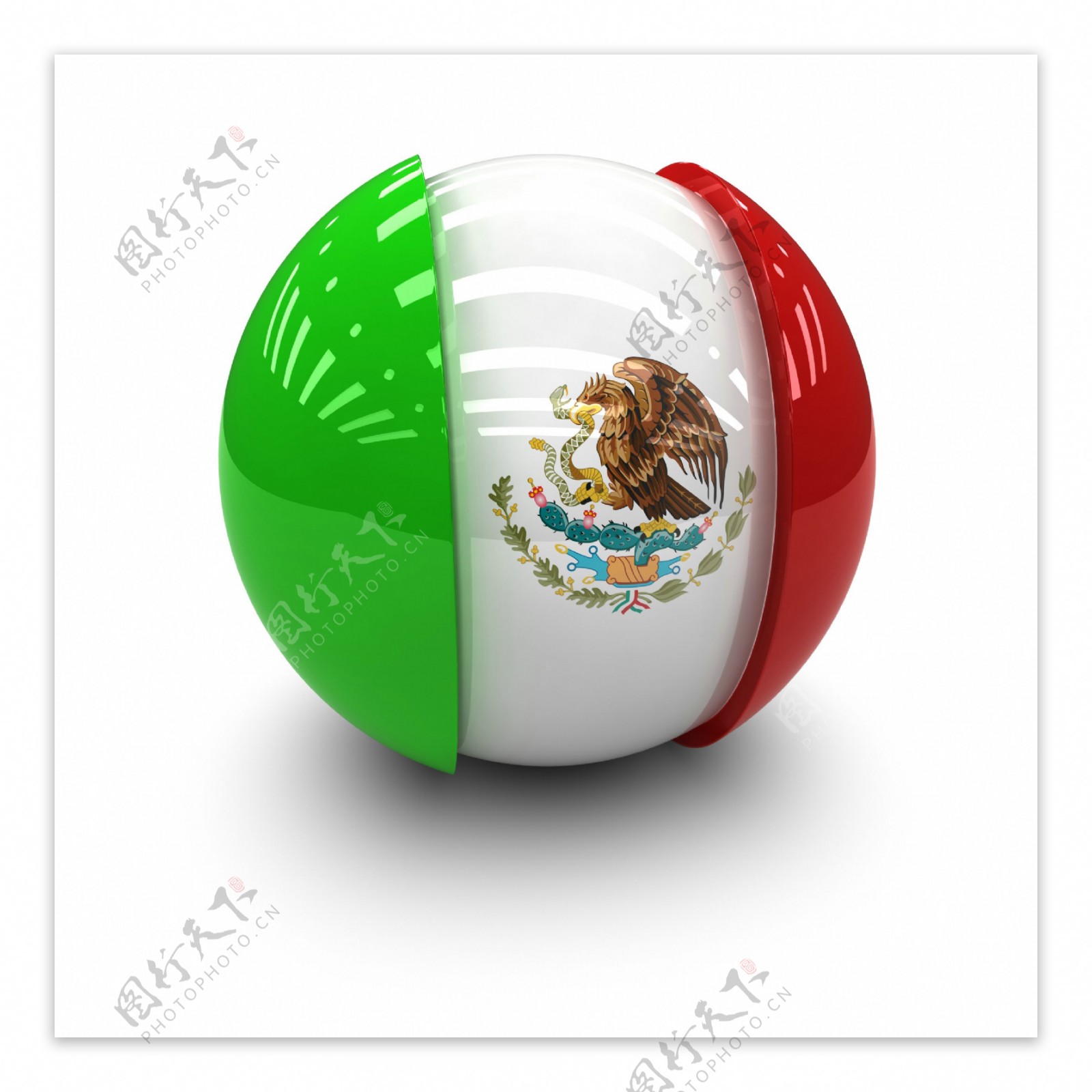 墨西哥国旗球体图片