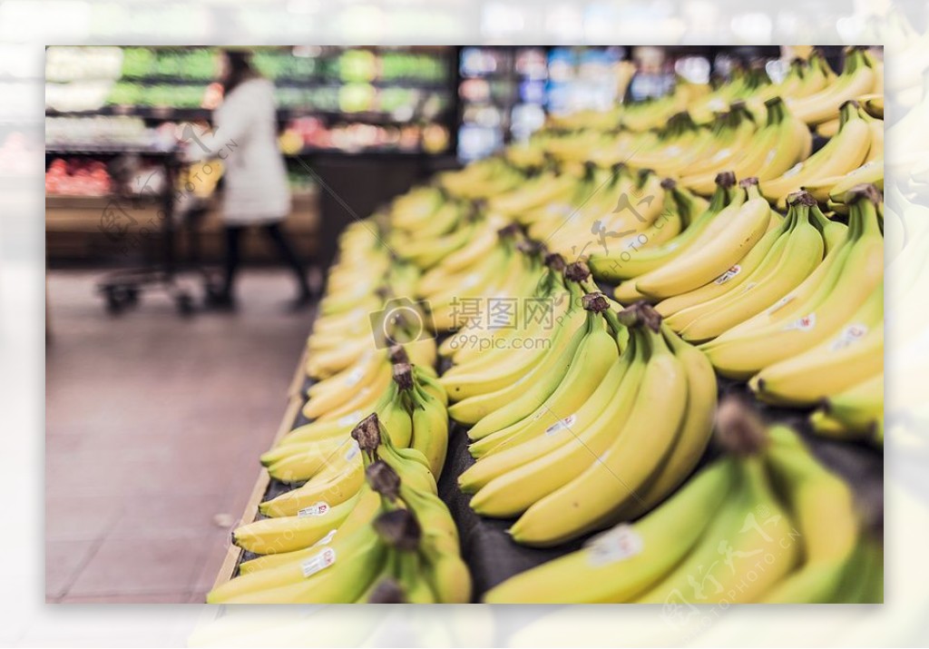 超市里卖的香蕉