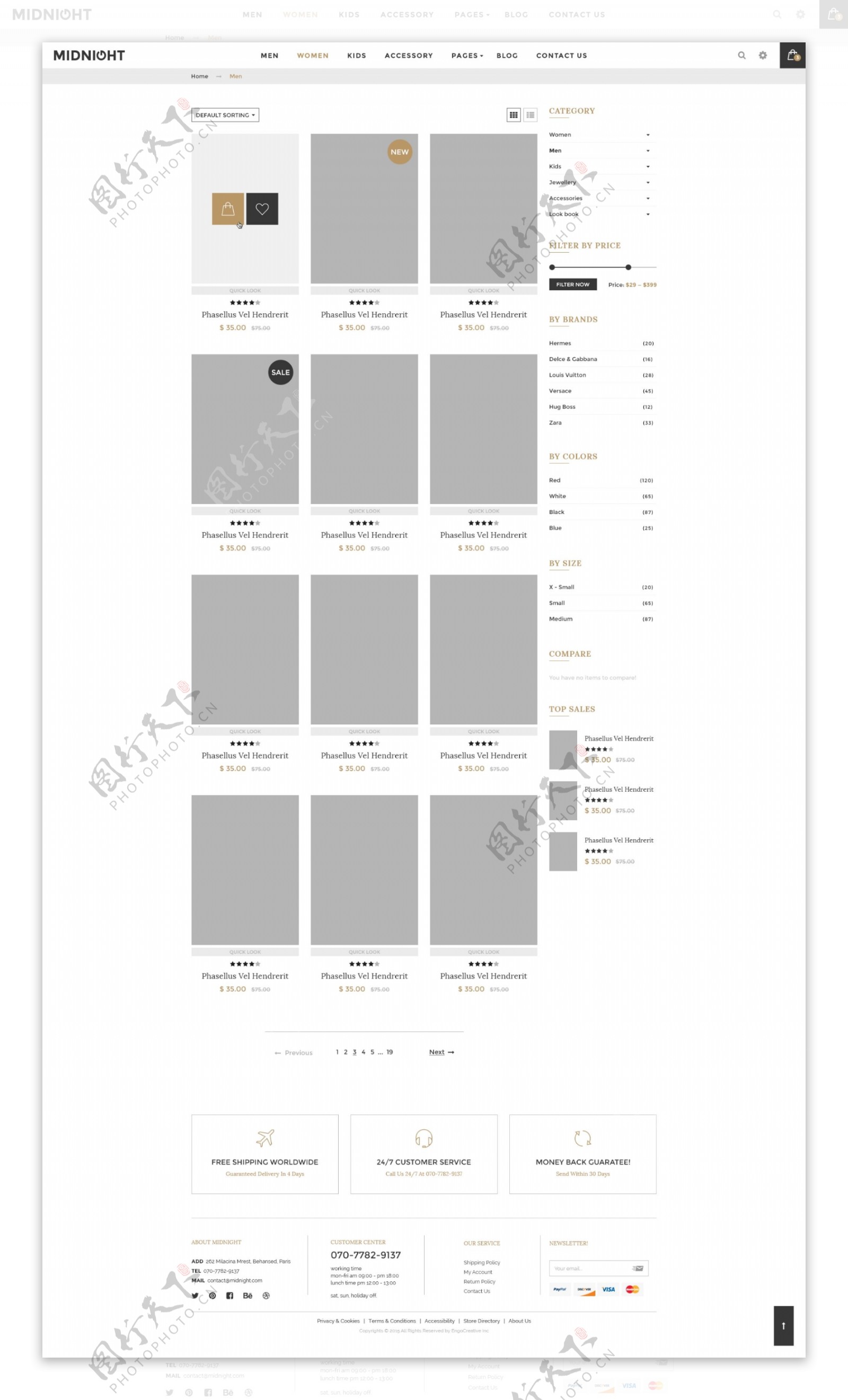 UI网页元素设计模板