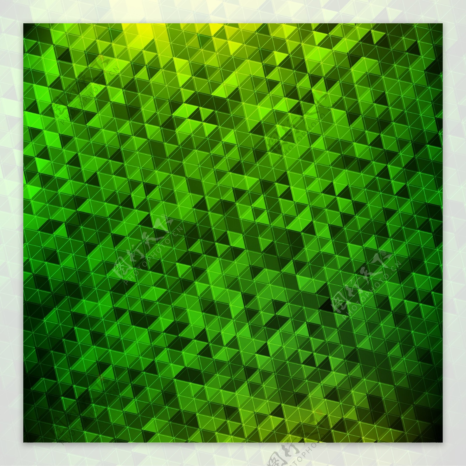 抽象绿色几何背景